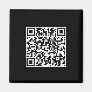 Funny Qr President Trump Dance Code (on Back)  Magnet