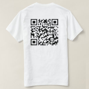 Funny QR President Trump Dance Code (On Back) T-Shirt