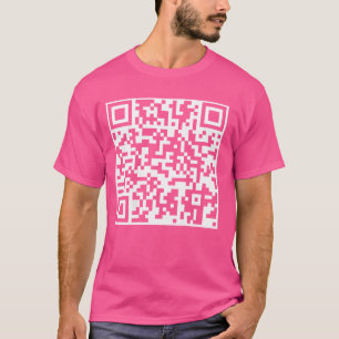 Funny Qr President Trump Dance Code (On Back) T-Shirt