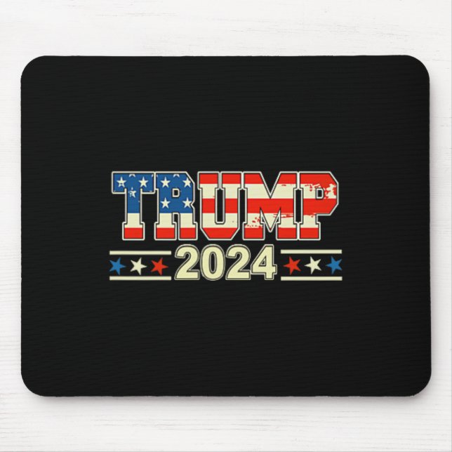 Funny Qr President Trump Dance Code (on Byck) 2  Mouse Mat (Front)