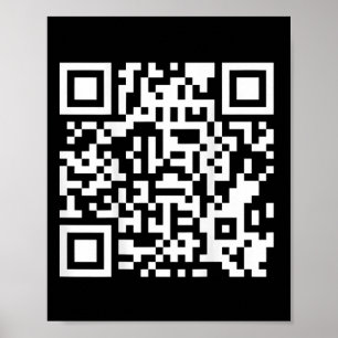 Funny Qr President Trump Dance Code (on Byck) 5 Poster