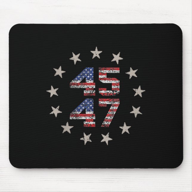 Funny Qr President Trump Dance Code (on Byck) 6  Mouse Mat (Front)
