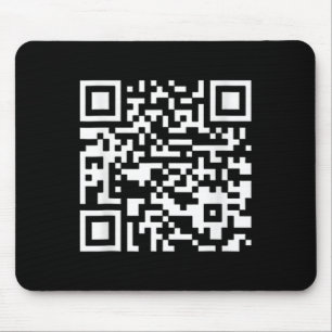 Funny Qr President Trump Dance Code (on Byck)  Mouse Mat