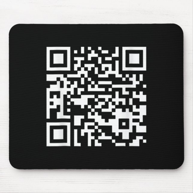 Funny Qr President Trump Dance Code (on Byck)  Mouse Mat (Front)