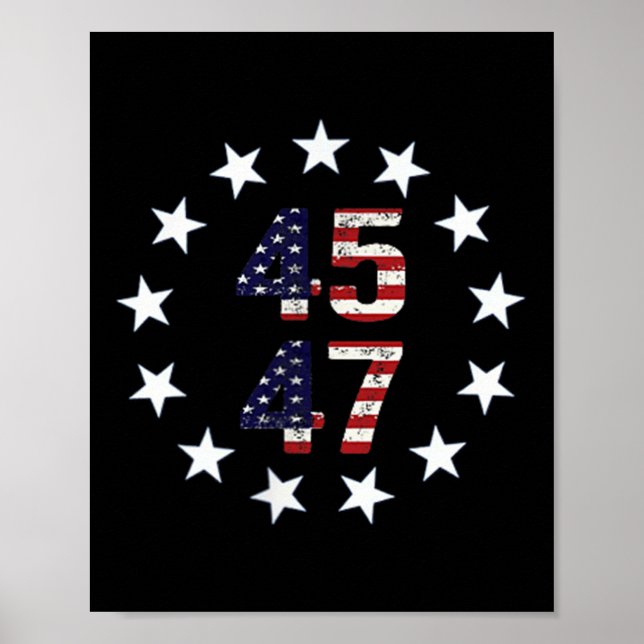 Funny Qr President Trump Dance Code  Poster (Front)