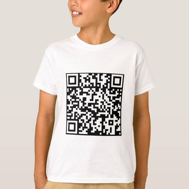 Funny Qr President Trump Dance Code  T-Shirt (Front)