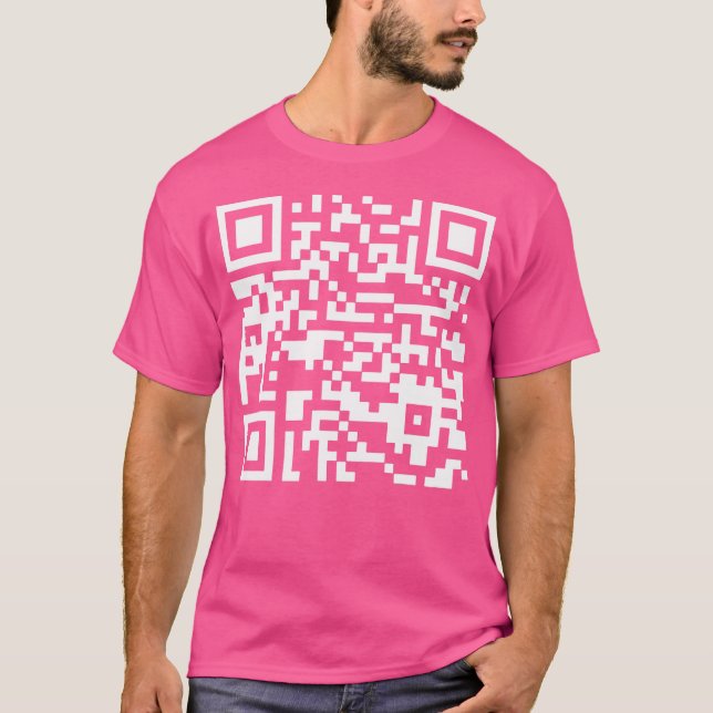 Funny Qr President Trump Dance Code T-Shirt (Front)