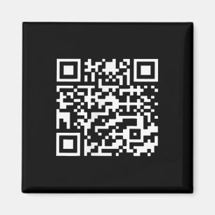 Funny Qr President Trump Dance Code T-shirt.png Magnet
