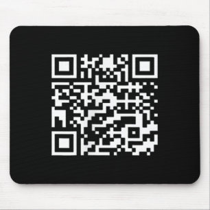 Funny Qr President Trump Dance Code T-shirt.png Mouse Mat