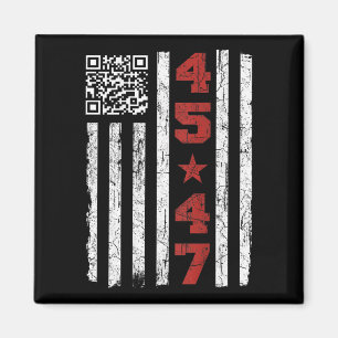 Funny Qr President Trump Dance Code Trump 4547 (on Magnet