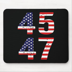 Funny Qr President Trump Dance Code Trump 45_47 Mouse Mat