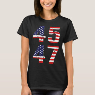 Funny Qr President Trump Dance Code Trump 45_47 T-Shirt