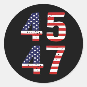 Funny Qr President Trump Dance Scan Me Code (on Classic Round Sticker