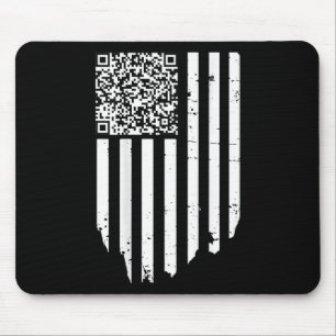 Funny Qr Scan Code President Trump 4547 Trump Danc Mouse Mat