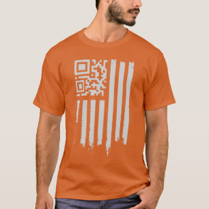 Funny QR Scan Me President 4547 Dancing Code funny T-Shirt