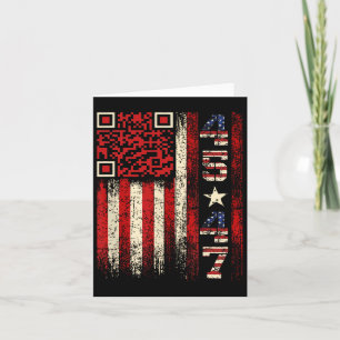 Funny Qr Scan Me President Trump 4547 Trump Dancin Card