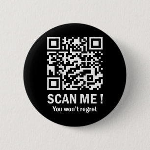 Funny Qr Scan Me Trump 4547 Tee Trump Dancing Code 6 Cm Round Badge