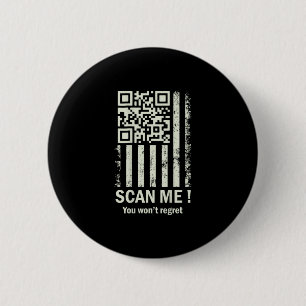 Funny Qr Scan Me Trump 45_47 Tee Trump Dancing Cod 6 Cm Round Badge