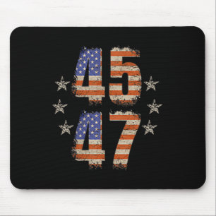 Funny Qr Trump 45 47 Trump Dancing Code Pocket Mouse Mat