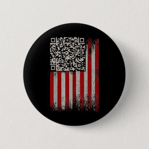 Funny Qr Trump Dancing Dance Code 1  6 Cm Round Badge