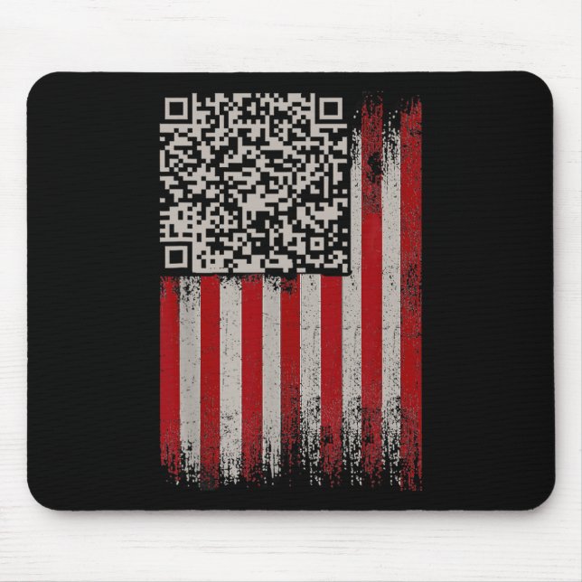 Funny Qr Trump Dancing Dance Code 1  Mouse Mat (Front)