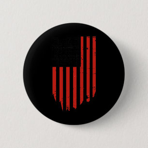 Funny Qr Trump Dancing Dance Code Red And White 6 Cm Round Badge