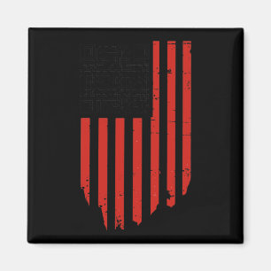 Funny Qr Trump Dancing Dance Code Red And White Magnet