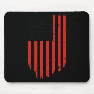Funny Qr Trump Dancing Dance Code Red And White Mouse Mat