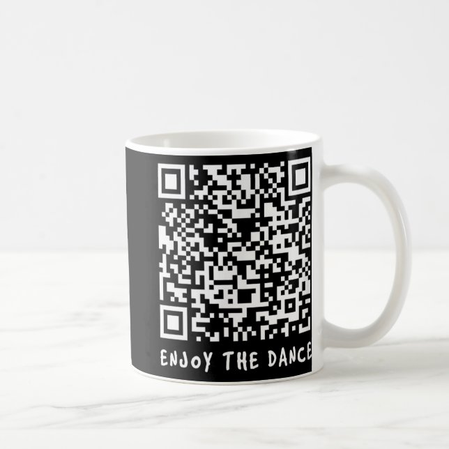 Funny Qr Trump Dancing Interactive Code _1  Coffee Mug (Right)