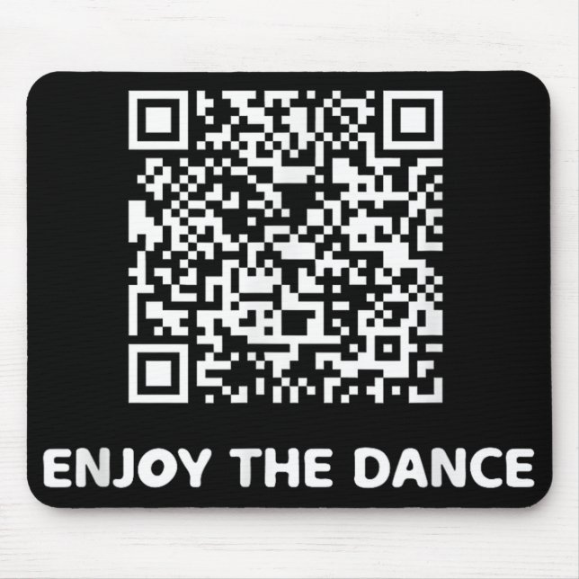 Funny Qr Trump Dancing Interactive Code  Mouse Mat (Front)