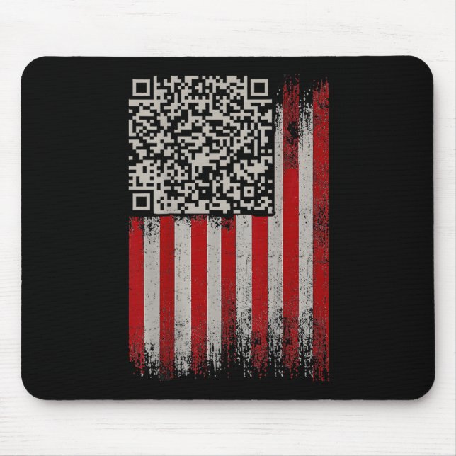 Funny Qr Trumps Dancing Dance Code  Mouse Mat (Front)