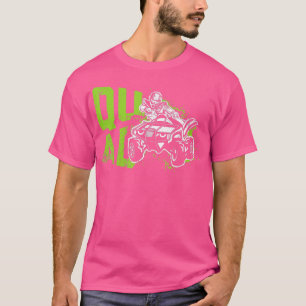 Funny Quad Retro Quad Riding Four Wheeler ATV for  T-Shirt