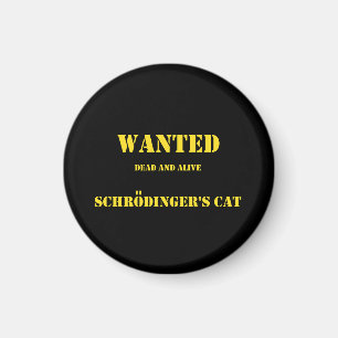 Funny Quantum Joke: Schrödinger’s Cat on the Loose Magnet