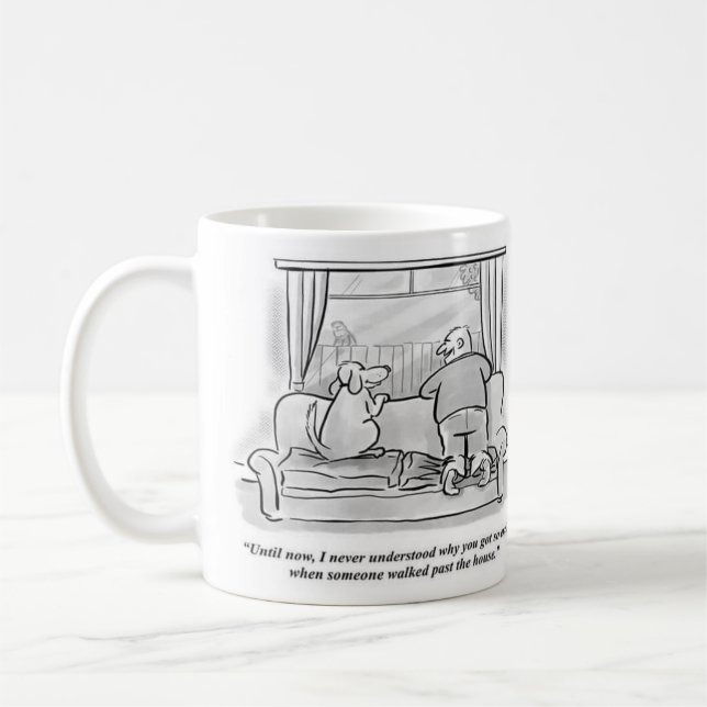 Funny Quarantine Joke Coffee Mug (Left)