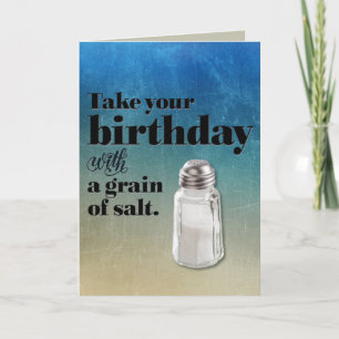 Funny “Quart of Margaritas” Birthday Card