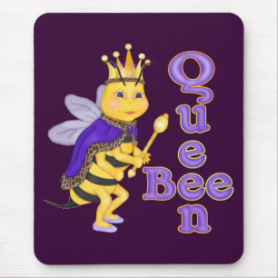 Funny Queen Bee Mouse Mat