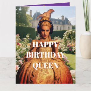 Funny Queen Birthday Card