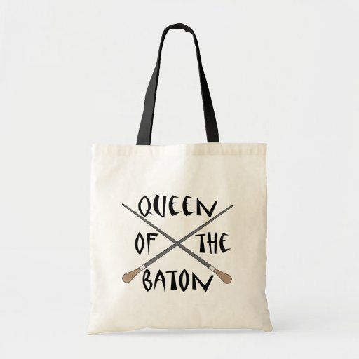 Image of Funny Queen of the Baton Conductor Gift Tote Bag