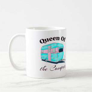 Funny Queen Of The Camper RV Coffee Mug