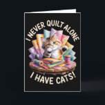 Funny Quilting Art For Men Women Quilt Lover Sewin Card<br><div class="desc">Funny Quilting Art For Men Women Quilt Lover Sewing Quilter</div>