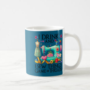 Funny quilting art for women quilting sewing lover coffee mug