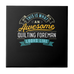 Funny Quilting Eman Awesome Job Occupation Tile