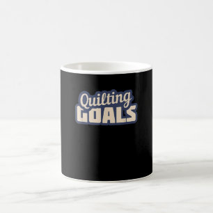 Funny Quilting Goals Quilting Coffee Mug