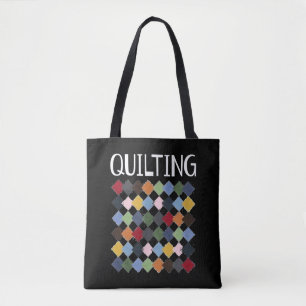 Funny Quilting Lovers Birthday Gifts Quilting Tote Bag