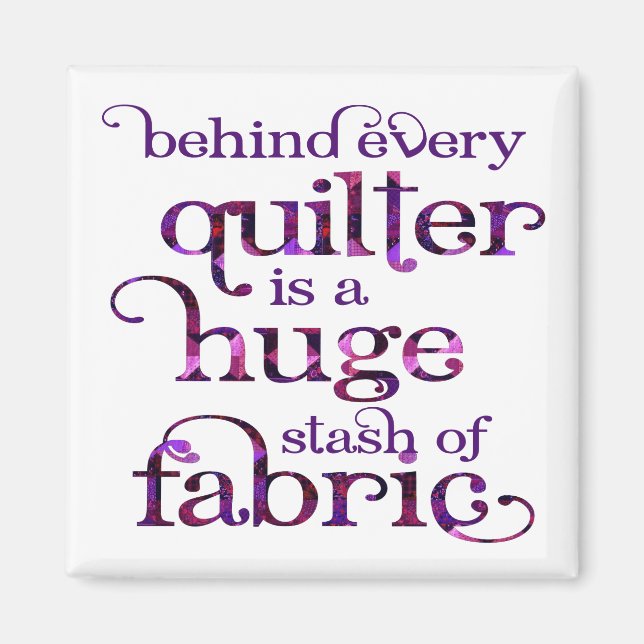 Funny Quilting Magnet (Front)