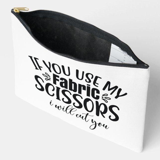 Funny Quilting project or accessory bag (Open)