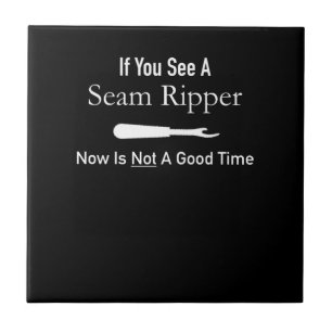 Funny Quilting Seamstress Gift Idea Quilting Tile