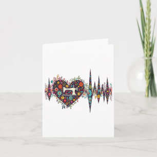 Funny Quilting Sewing Fabric For Women Sewing Is M Card