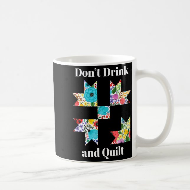 Funny Quilting Sewing Quilt Quilter Gift  Coffee Mug (Right)