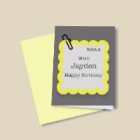 Funny Quirk To Do List Wishes Custom Greeting Card